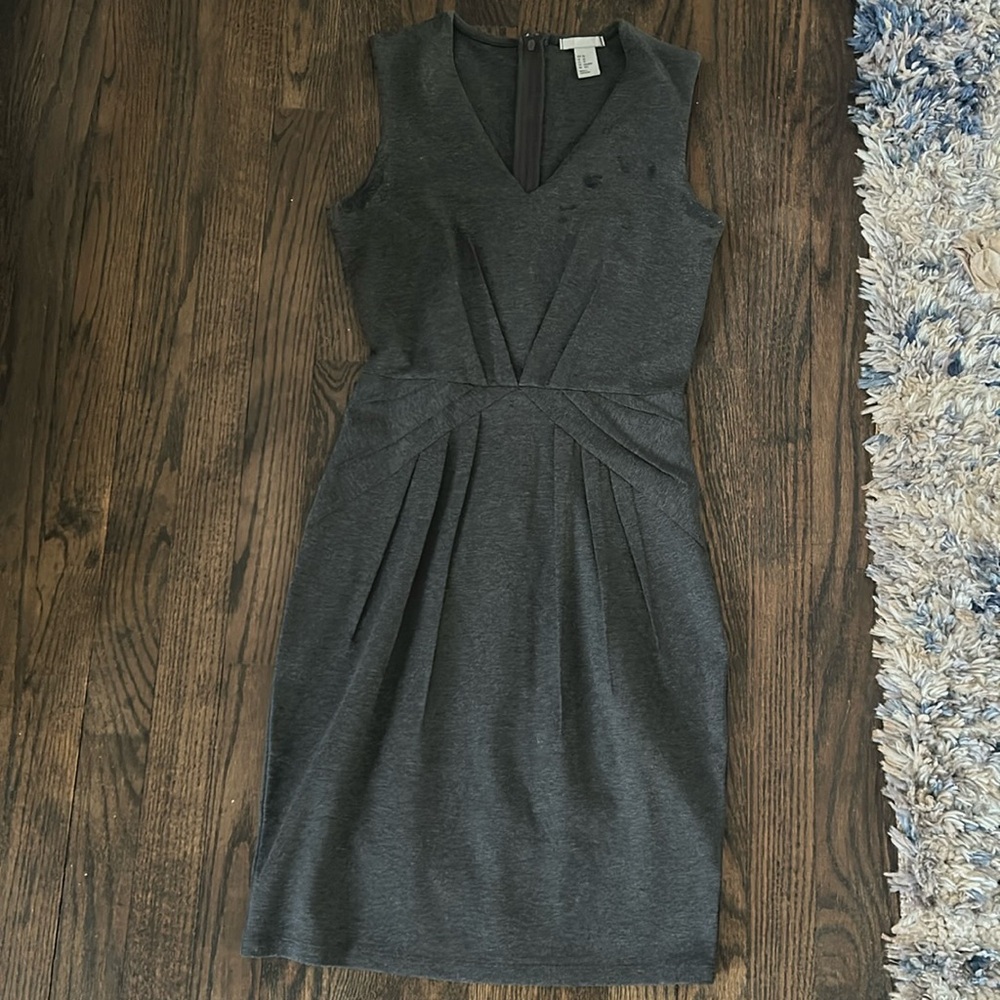 H&M dark grey mini dress